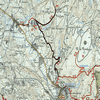 Mappa sentiero 10 Monte di Montiego