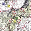 Mappa sentiero 104A Monte Carpegna