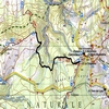 Mappa sentiero 121 Parco Naturale del Sasso Simone e Simoncello