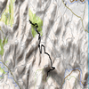 Mappa sentiero 462 Monte di Montiego